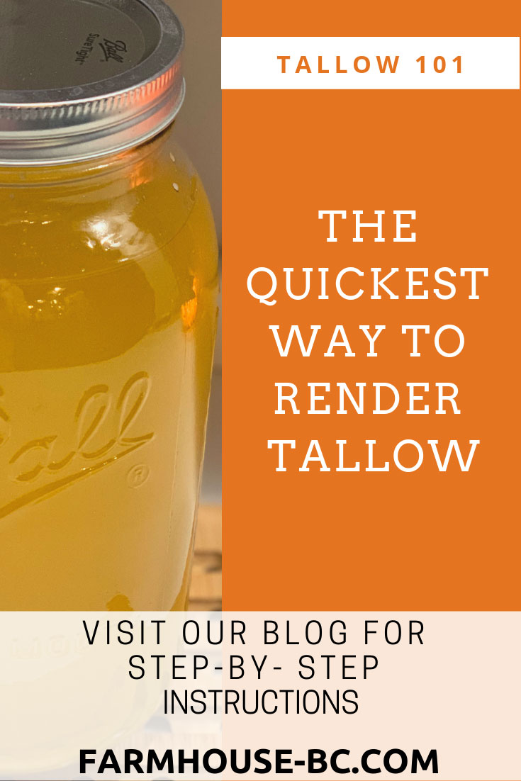 Farmhouse Basic Collection Quickest Way to Render Tallow