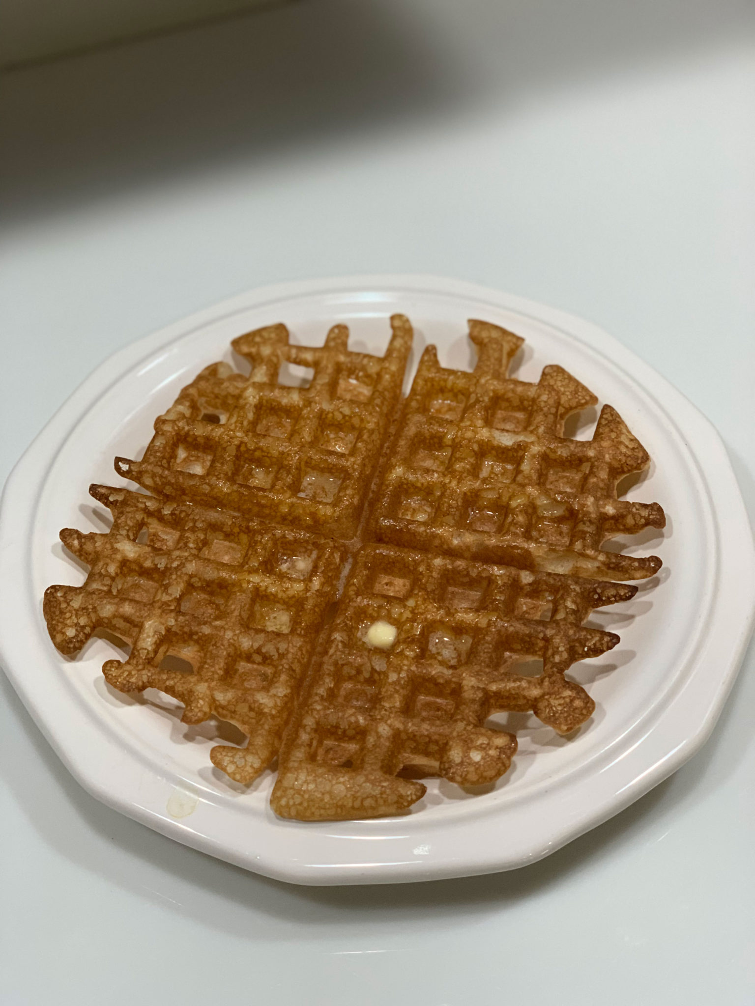 The Fluffiest Sourdough Waffles for Two - Farmhouse Basic Collection.