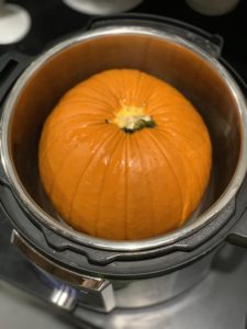Instant pot steamed pumpkin