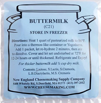 Purchased Buttermilk Culture in a Packet