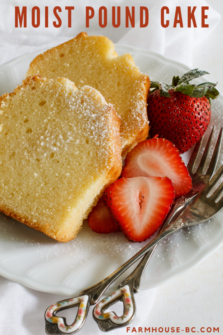 Super Moist Pound Cake From Scratch ⋆ Farmhouse-bc