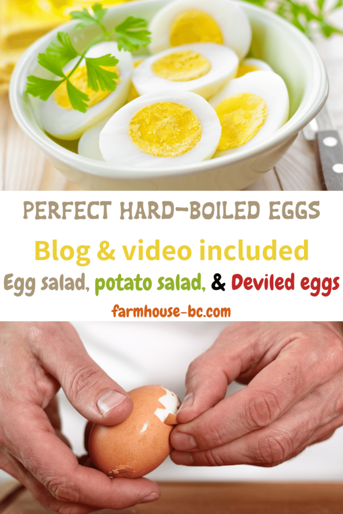 Perfect hard boiled eggs for snacks and many more uses.