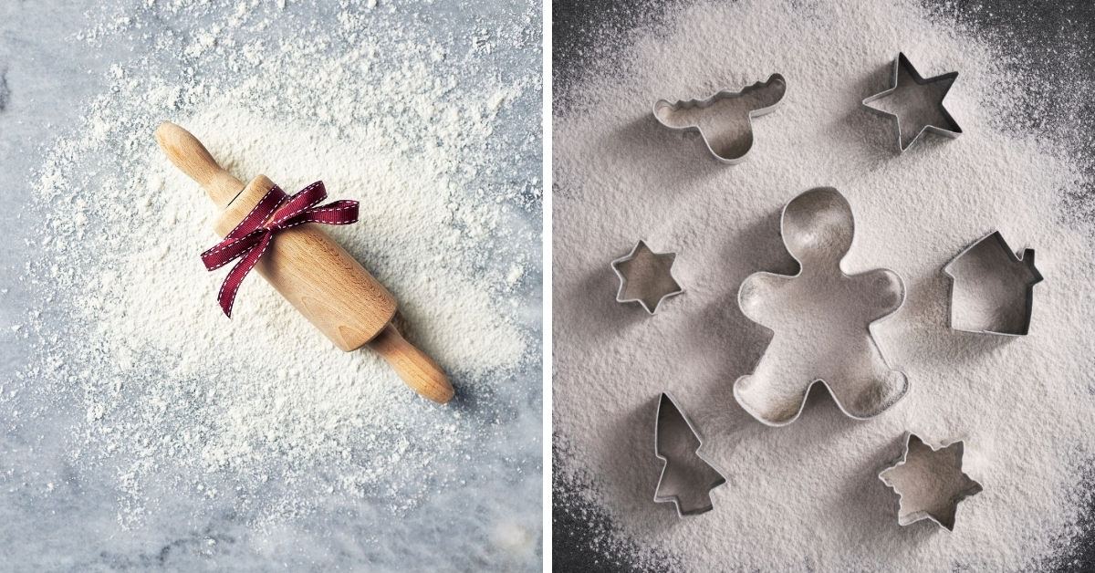 Cutting salt dough into unique shapes is a good way to personalize your ornaments or gifts. 