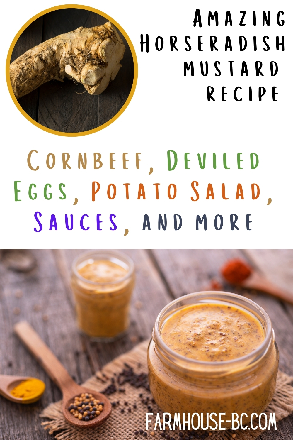 Amazing and Easy Horseradish Mustard Recipe