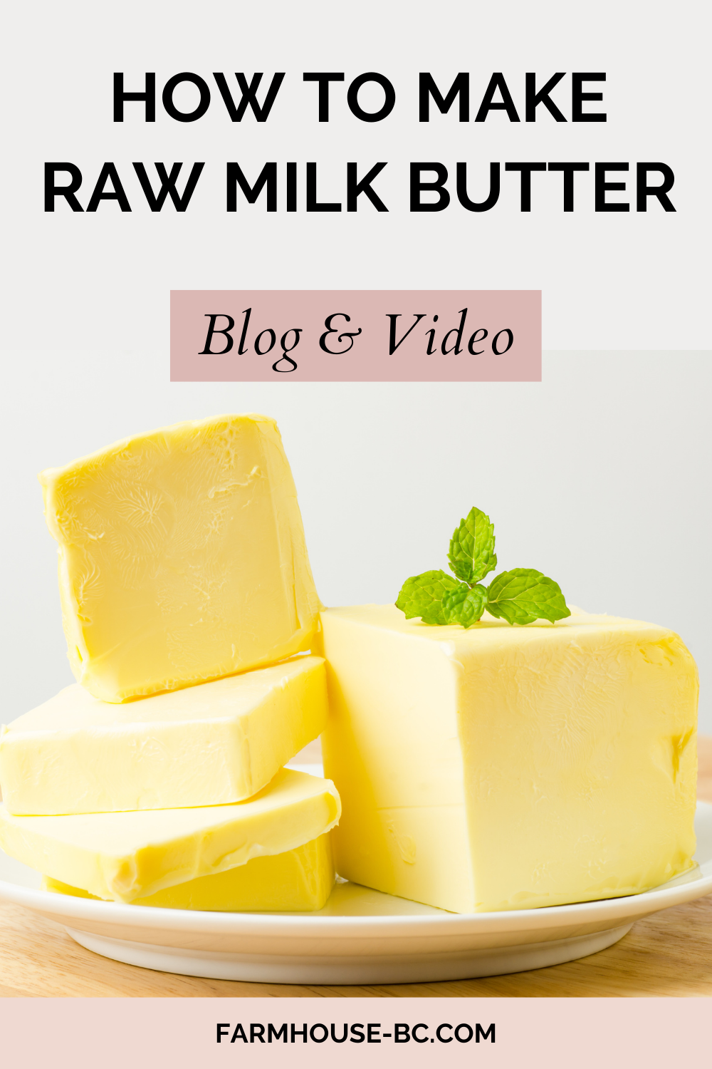How to Make Raw Milk Butter