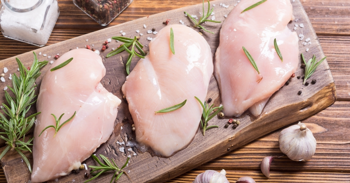 Raw Chicken Breasts for Instant Pot Chicken and Dumplings