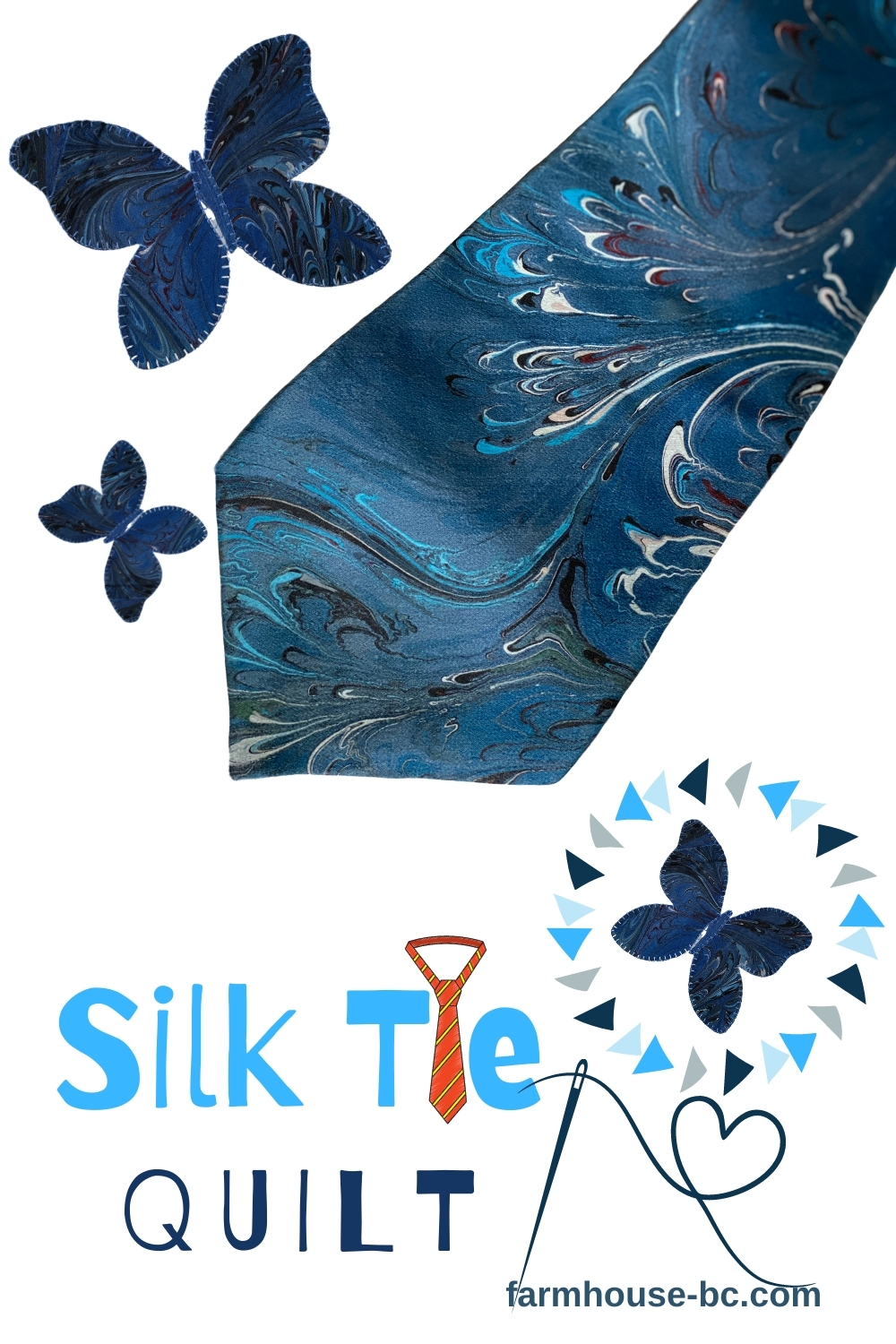 Pin Silk Tie Quilt on Pinterest!