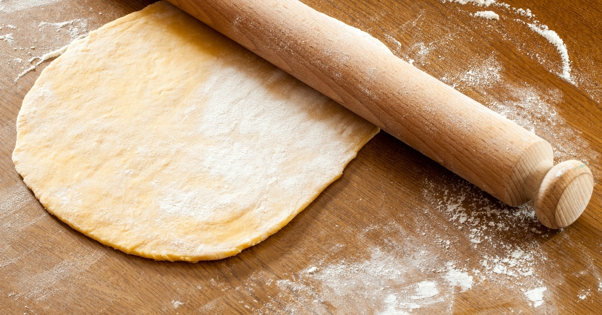 How to roll out egg noodle dough