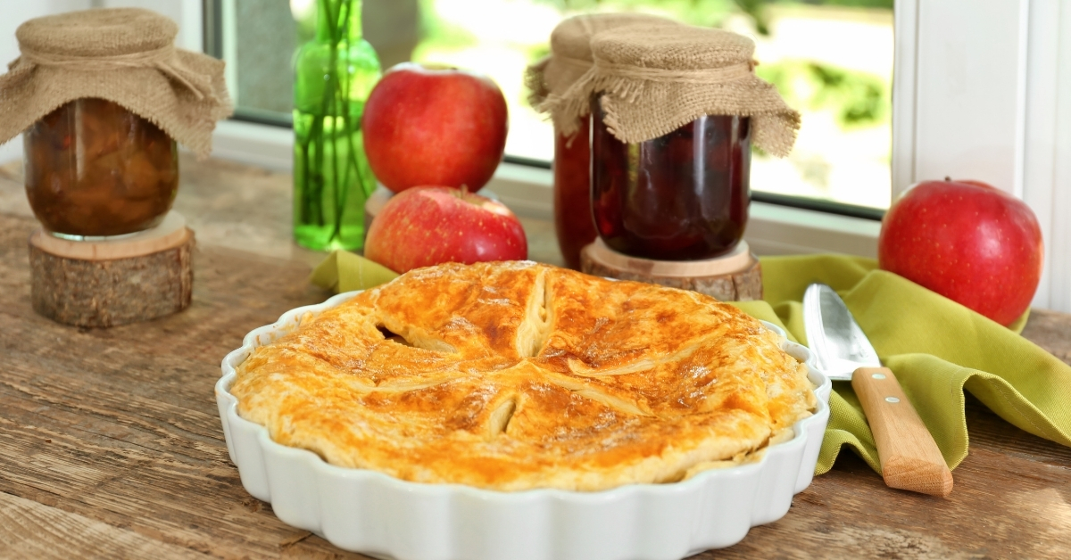 Apple pie jam can be used in many recipes to make delicious desserts!